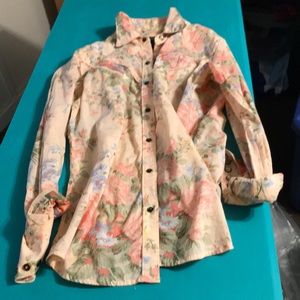 Floral western shirt
